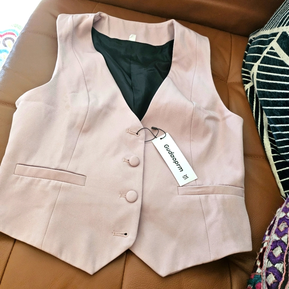 Vest Woman Sleeveless Vests For Women Summer Suit Short  NWT